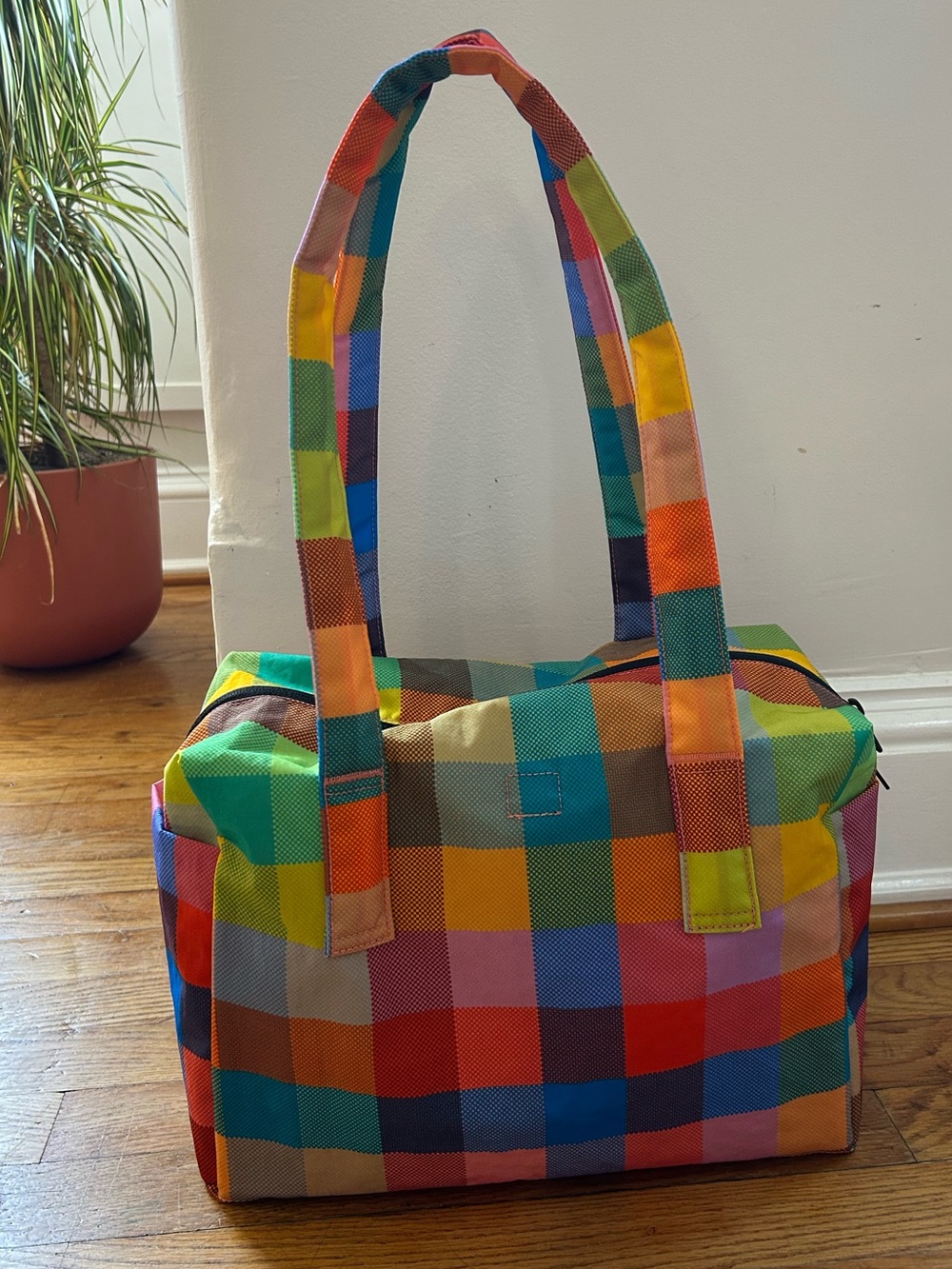 BAGGU Madras Everyday Cloud Bag ECB NWT - Picture 5 of 5